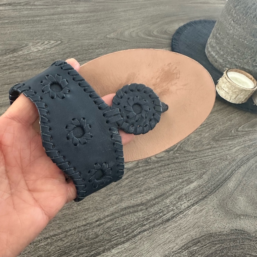Jack Rogers Women's Navy Sandals - Picture 5 of 8